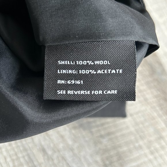 Carlisle Wool Charcoal Stretch Straight Leg Trouser Pants (size 6) - Picture 7 of 11